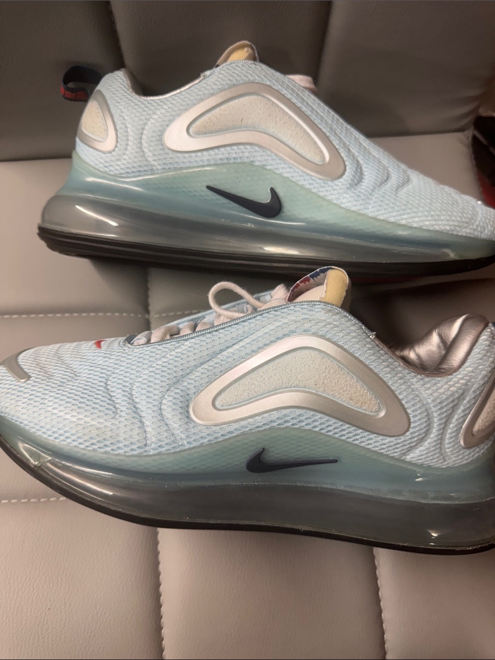 Nike men’s or unisex sz 8 airmax great clean cond pale blue